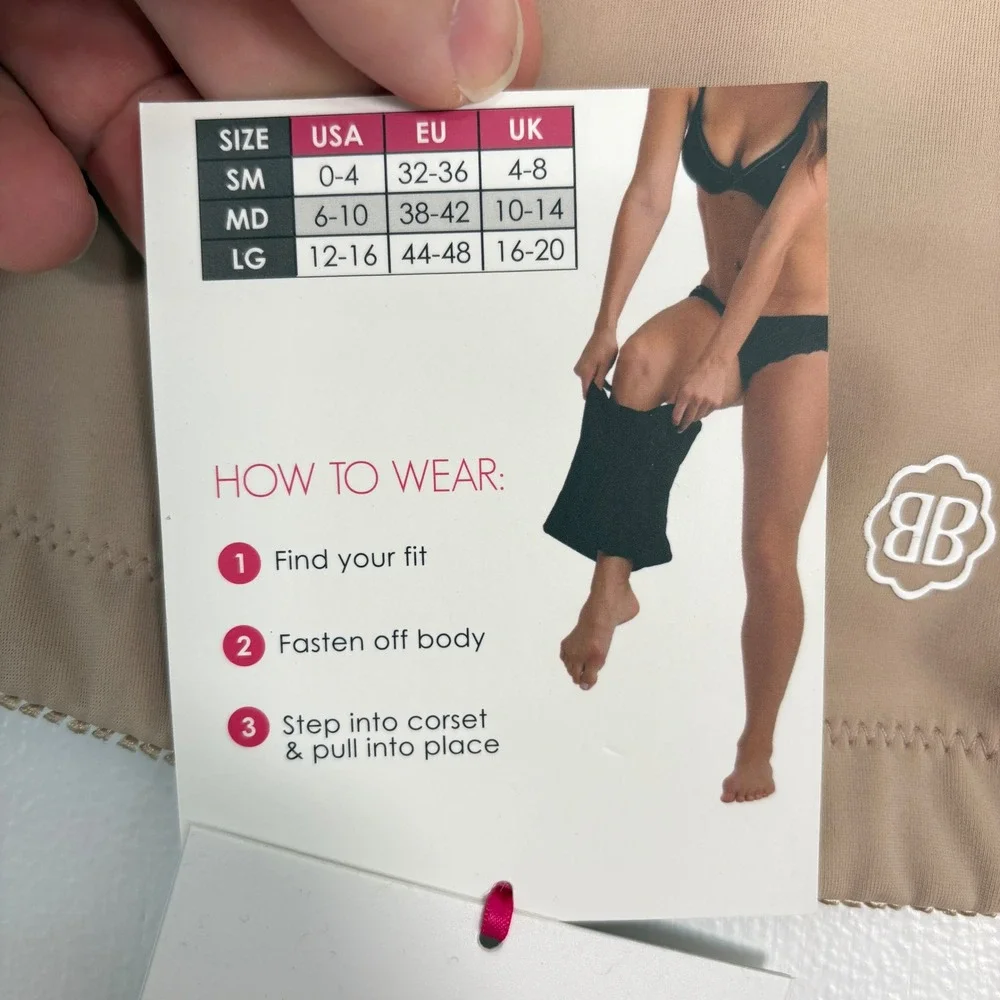 Belly Bandit Women Shapewear Corset Medium Nude MotherTucker Postpartum Slimming